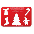 Stock Holiday Stencil w/Christmas Cutouts - 1 Color